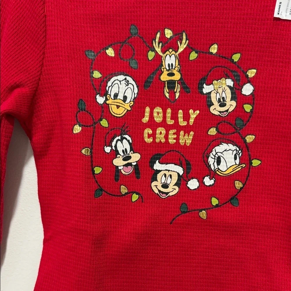 Disney Red Jolly Crew Bodysuit